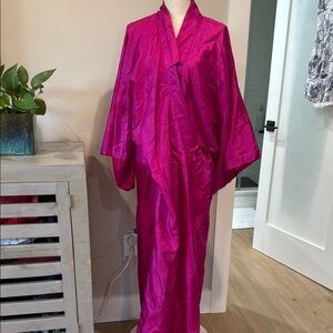 Vibrant Pink Kimono Robe